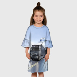 Детское платье 3D Фура Вольво на трассе - фото 2