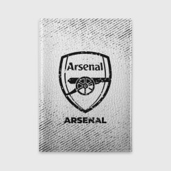 Обложка для автодокументов Arsenal с потертостями на светлом фоне