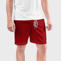 Мужские шорты спортивные AC Milan отпечатки - фото 2