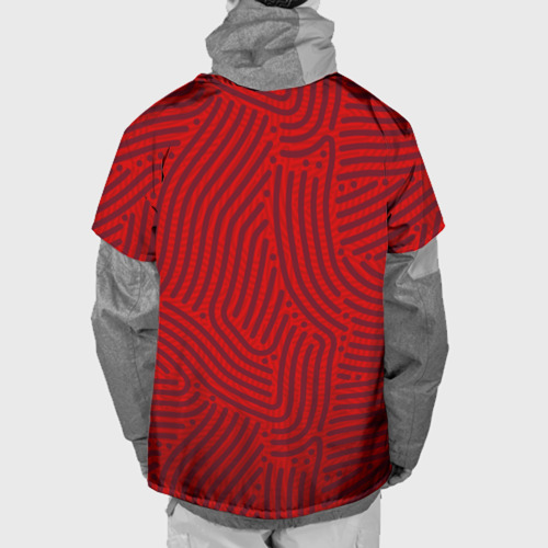 Накидка на куртку 3D AC Milan отпечатки, цвет 3D печать - фото 2