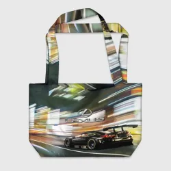 Пляжная сумка 3D Lexus - скоростной режим