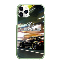Чехол для iPhone 11 Pro матовый Lexus - скоростной режим
