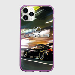 Чехол для iPhone 11 Pro матовый Lexus - скоростной режим