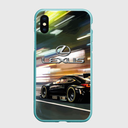 Чехол для iPhone XS Max матовый Lexus - скоростной режим