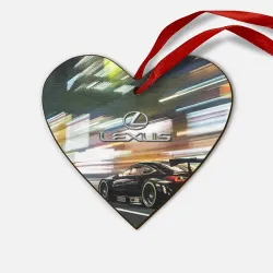 Деревянная игрушка Сердце Lexus - скоростной режим