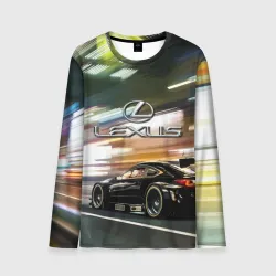 Мужской лонгслив 3D Lexus - скоростной режим