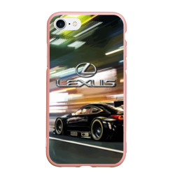 Чехол для iPhone 7/8 матовый Lexus - скорость режим