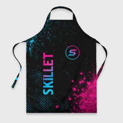 Фартук 3D Skillet - neon gradient: надпись, символ