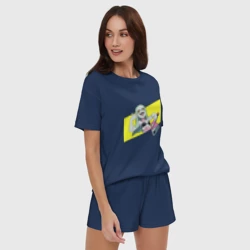 Женская пижама с шортиками хлопок Ребекка - фото 2