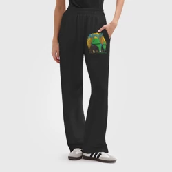 Женские брюки oversize без начеса хлопок Cyberdroid - фото 2