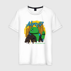 Cyberdroid – Мужская футболка хлопок с принтом купить со скидкой в -20%
