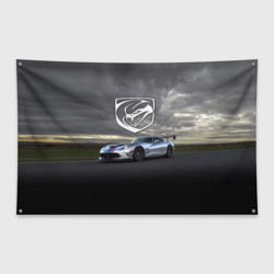 Флаг-баннер Dodge viper- трековые гонки