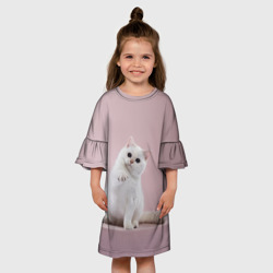 Детское платье 3D Шиншилла кошка - фото 2