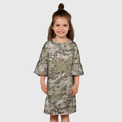 Детское платье 3D Мультикам камуфляж - фото 2