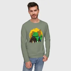 Мужской лонгслив хлопок Cyberdroid 2077 - фото 2