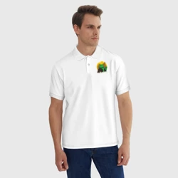 Мужское поло хлопок Cyberdroid 2077 - фото 2