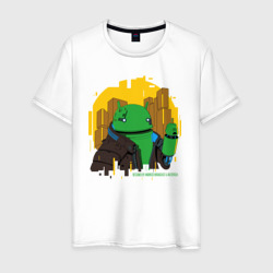 Cyberdroid 2077 – Мужская футболка хлопок с принтом купить со скидкой в -20%