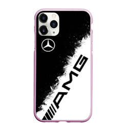 Чехол для iPhone 11 Pro Max матовый Мерседес - АМГ - Краски