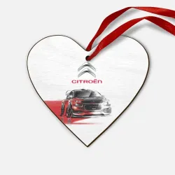 Деревянная игрушка Сердце Ситроен спорт - эскиз