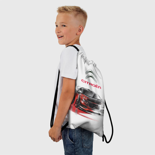 Рюкзак-мешок 3D Ситроен спорт - эскиз - фото 3