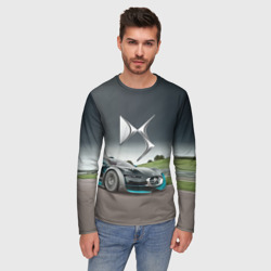 Мужской лонгслив 3D Citroen DS Spirit - скоростной режим - фото 2