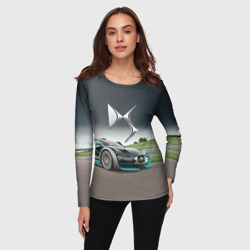 Женский лонгслив 3D Citroen DS Spirit - скоростной режим - фото 2