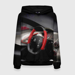 Женская толстовка 3D Ситроен - салон - Steering wheel