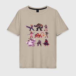 Мужская футболка хлопок Oversize Final Fantasy 7 Pixelart