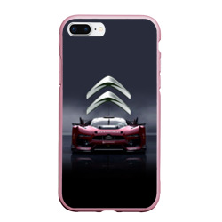 Чехол для iPhone 7Plus/8 Plus матовый Citroen - racing team - motorsport