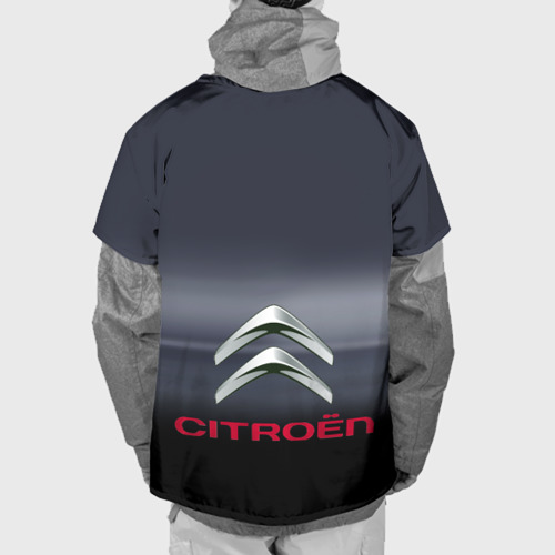 Накидка на куртку 3D Citroen - racing team - motorsport, цвет 3D печать - фото 2