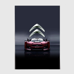 Постер Citroen - racing team - motorsport