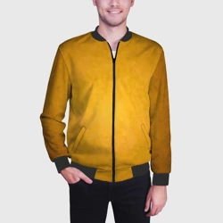 Мужской бомбер 3D Текстура: спессартин - фото 2