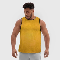 Мужская спортивная майка 3D Текстура: спессартин - фото 2