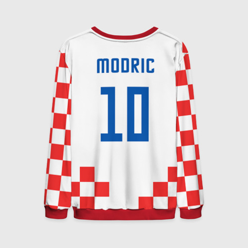 Мужской свитшот 3D Модрич Сборная Хорватии форма к чемпионату мира 2022, цвет красный - фото 2