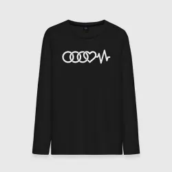Мужской лонгслив хлопок Люблю свою Audi
