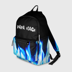 Рюкзак 3D Papa Roach blue fire