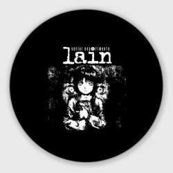 Круглый коврик для мышки Serial Experiments Lain