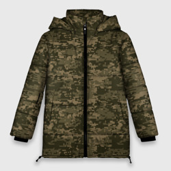 Женская зимняя куртка Oversize Камуфляж AOR-1 мелкий