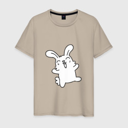 Happy Bunny – Футболка из хлопка с принтом купить со скидкой в -20%