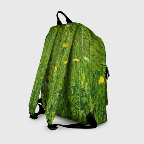 Рюкзак 3D с принтом Солнечные одуванчики, вид сзади #1