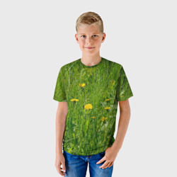 Детская футболка 3D Солнечные одуванчики - фото 2