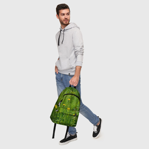 Рюкзак 3D с принтом Солнечные одуванчики, фото #5