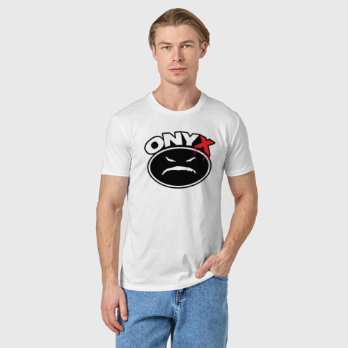 Мужская футболка хлопок Onyx - black logo - фото 3