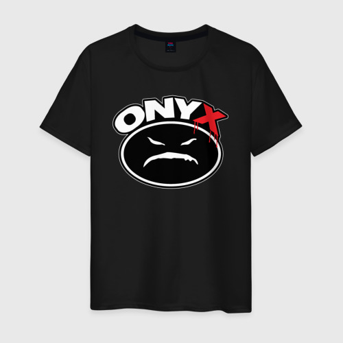 Мужская футболка хлопок Onyx - black logo, цвет черный