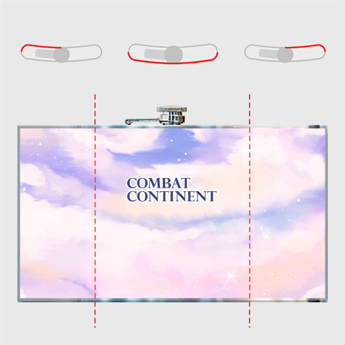 Фляга Combat Continent sky clouds - фото 5