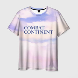 Мужская футболка 3D Combat Continent sky clouds