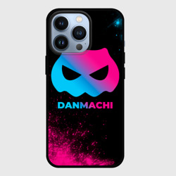 Чехол для iPhone 13 Pro DanMachi - neon gradient