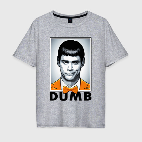 Мужская футболка хлопок Oversize с принтом Dumb Jim, вид спереди #2