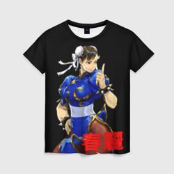 Женская футболка 3D Chun-Li