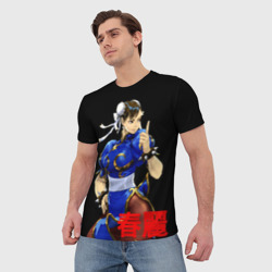 Мужская футболка 3D Chun-Li - фото 2
